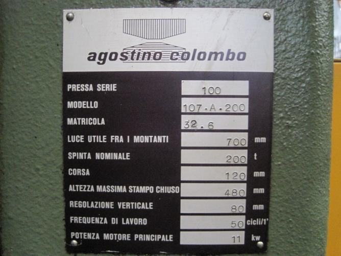 AGOSTINO COLOMBO 107.A.200